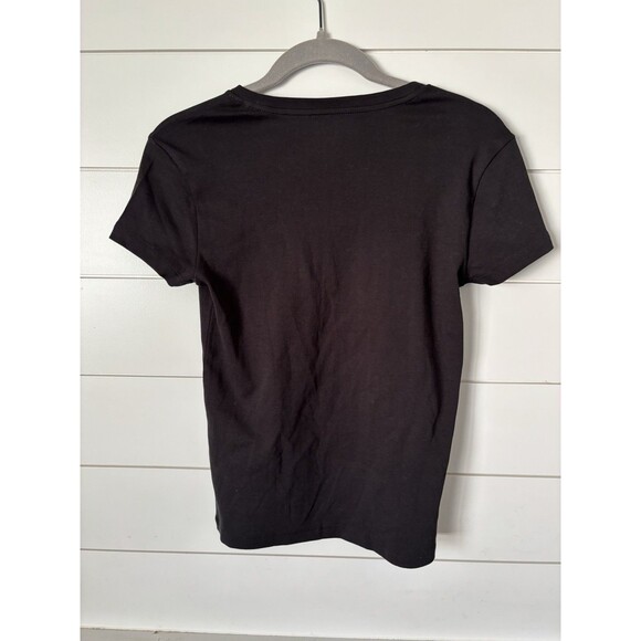 NWT J.CREW Women's Essential Tee in Black, XS - Picture 5 of 5